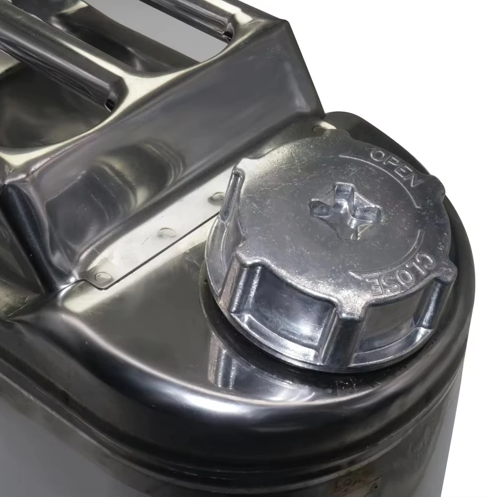 

10L Stainless steel oil drum Gasoline tank Diesel drum Car spare fuel tank Car mounted oil tank RV Accessories