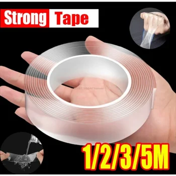 Double Sided Nano Tape Extra Strong Decorative Adhesive Tape Thickened Transparent Waterproof Tape Glue Useful Things for Home