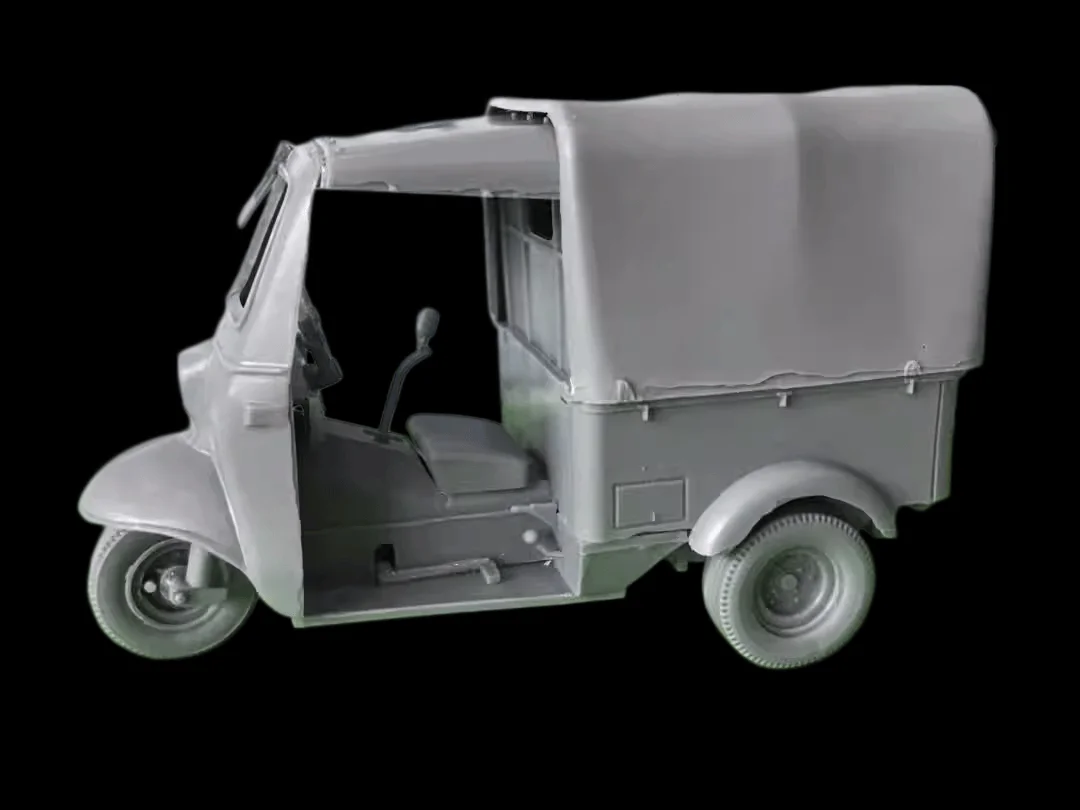 

1:32 Cast Resin Model Piece Assembly Kit, GK, Resin Three-wheeled Pickup Truck, Unpainted Needs To Be Assembled.