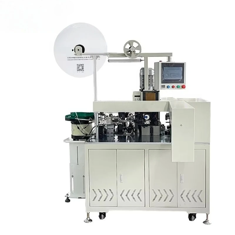 Customizable Long & Short Wire - High-Efficiency Automatic Single-Head Wire Harness Tin Dipping and Housing Inserting Machine