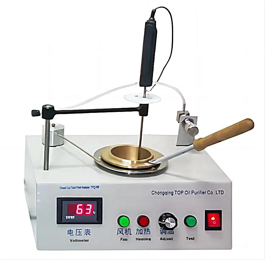 

TPO-100 GB/T3536-2008 Petroleum Oil Digital Open Cup Flash Point Tester Machine