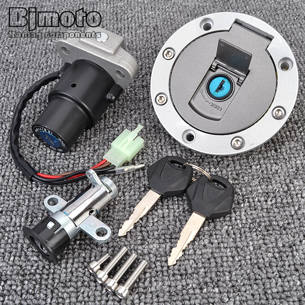 

Motorcycle Fuel Gas Cap Ignition Switch Seat Lock For Yamaha TZR125 TZR150 TZM150 TDM850