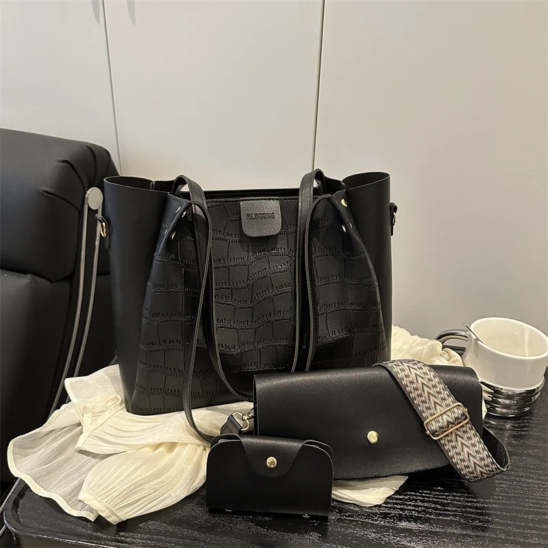 

2025 Women's High Quality Large Capacity Bucket Bag - Korean Trendy Fashion Tote, Multi-way Shoulder Crossbody Bag For Ladies