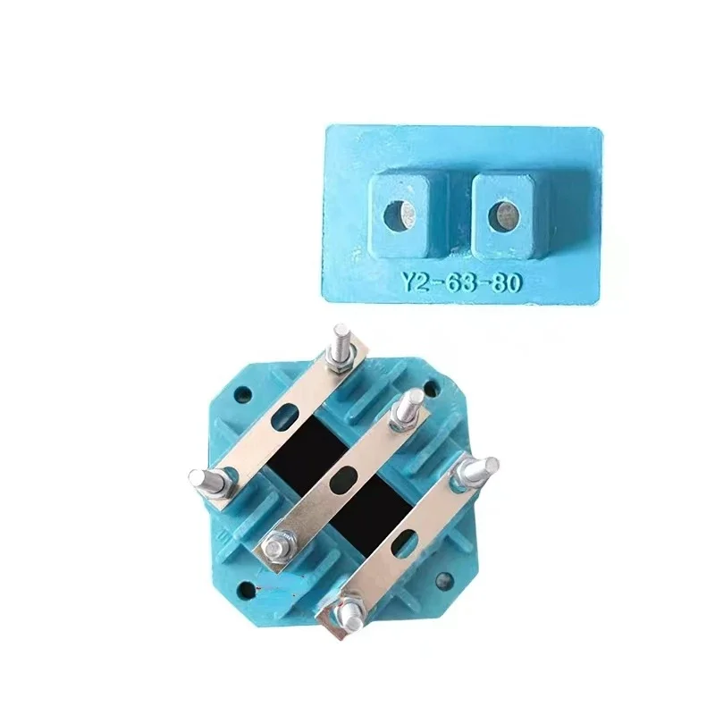 Y2 three phase motor terminal board square 6-column electric motor connecting terminal plate motor connector terminal block