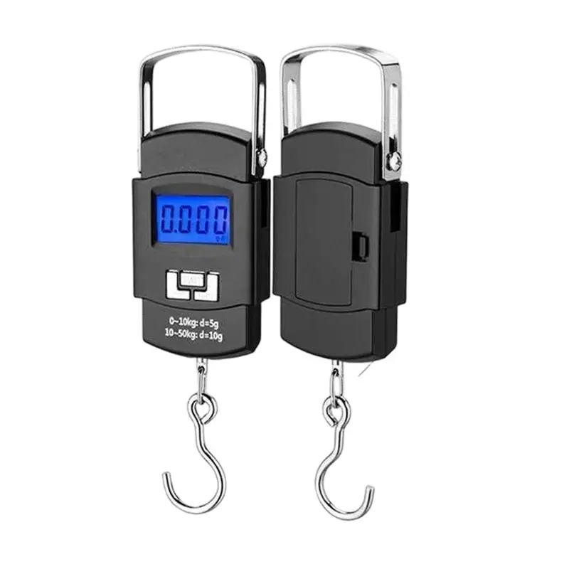 

75STO-Household Weighing 50Kg Electronic Scale 2PC Portable Handheld High-Precision Mini Spring Scale Express Delivery