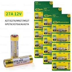 5 pz-30 pz 12V 27a batteria alcalina A27 batterie 27AE 27MN A2 L828 K27A per telecomando Gamepad torcia campanello giocattoli