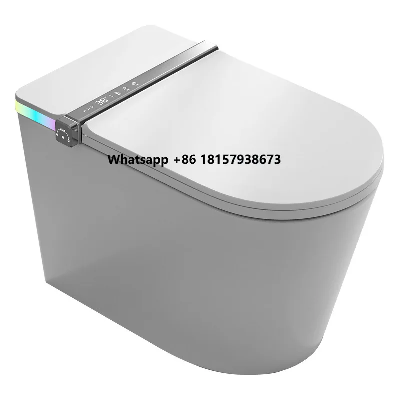 

Ceramic Automatic Sanitary Waterless Toilet Electronic Intelligent Closestool Night Light Smart Toilet Wc Toilet Bowl