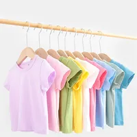 Solid Children T-shirt for Boys Girls Cotton Summer Kids Tops Tees Baby Kids Tshirts Blouse Clothes 12M 24M 2-12 Years