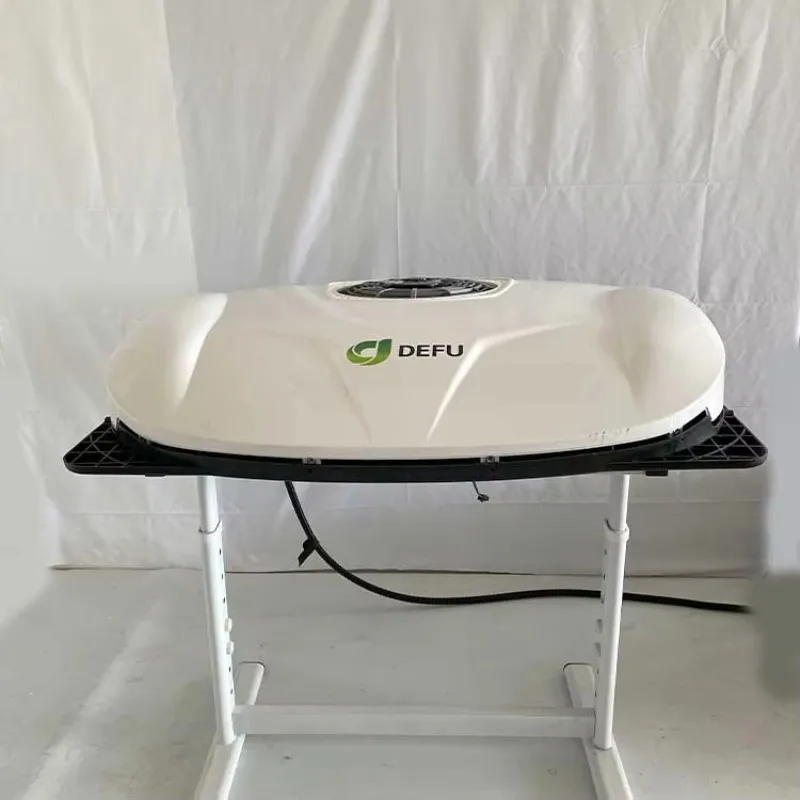 All In One Rooftop Vehicle Battery Electric Automatic 12v 24v Car Air Conditioner For Car RV Truck