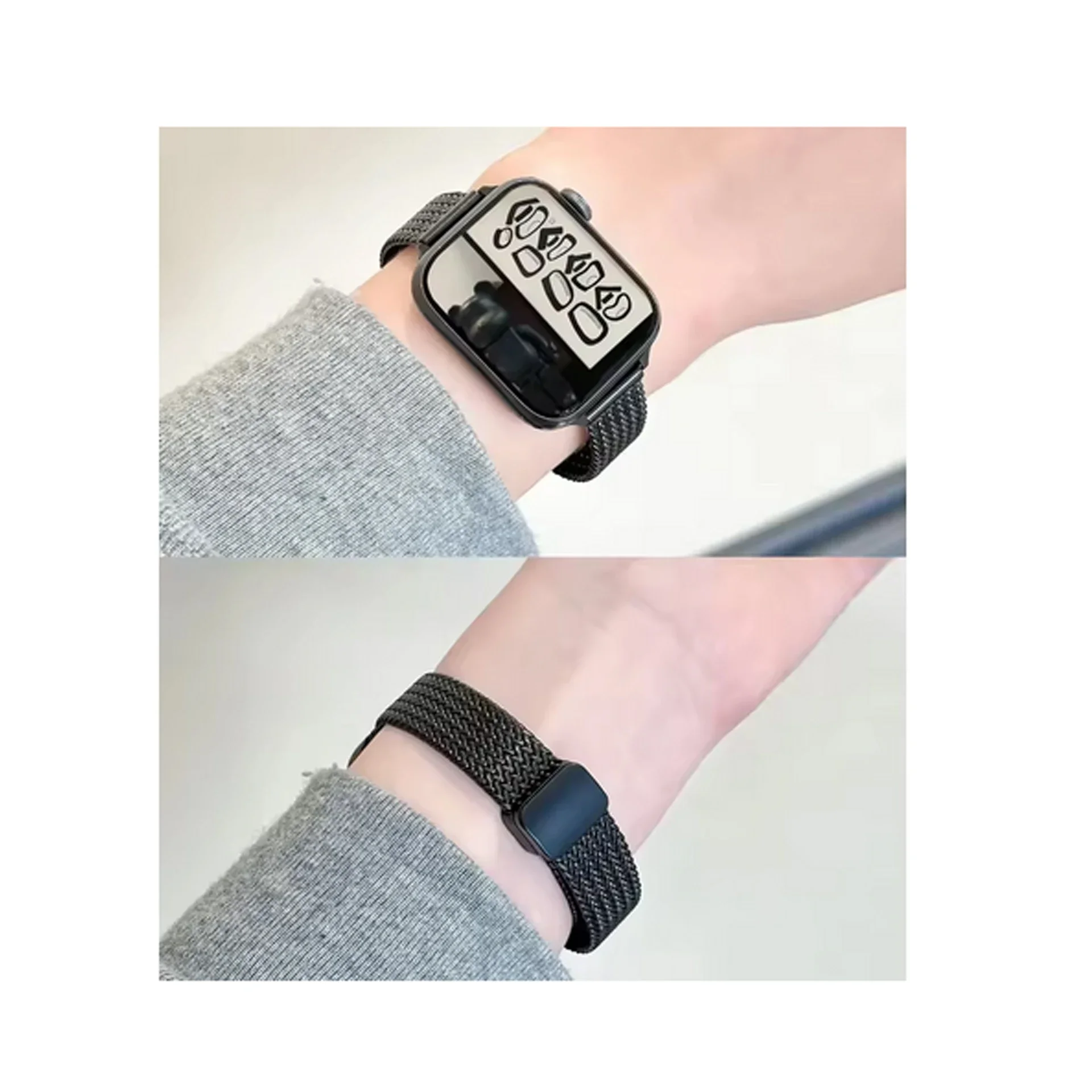 Cinturino in acciaio inossidabile da donna con fibbia magnetica per Apple Watch Ultra 2 49mm 46mm 44 45 38 42 41mm Bracciale cintura iWatch Se 40mm band