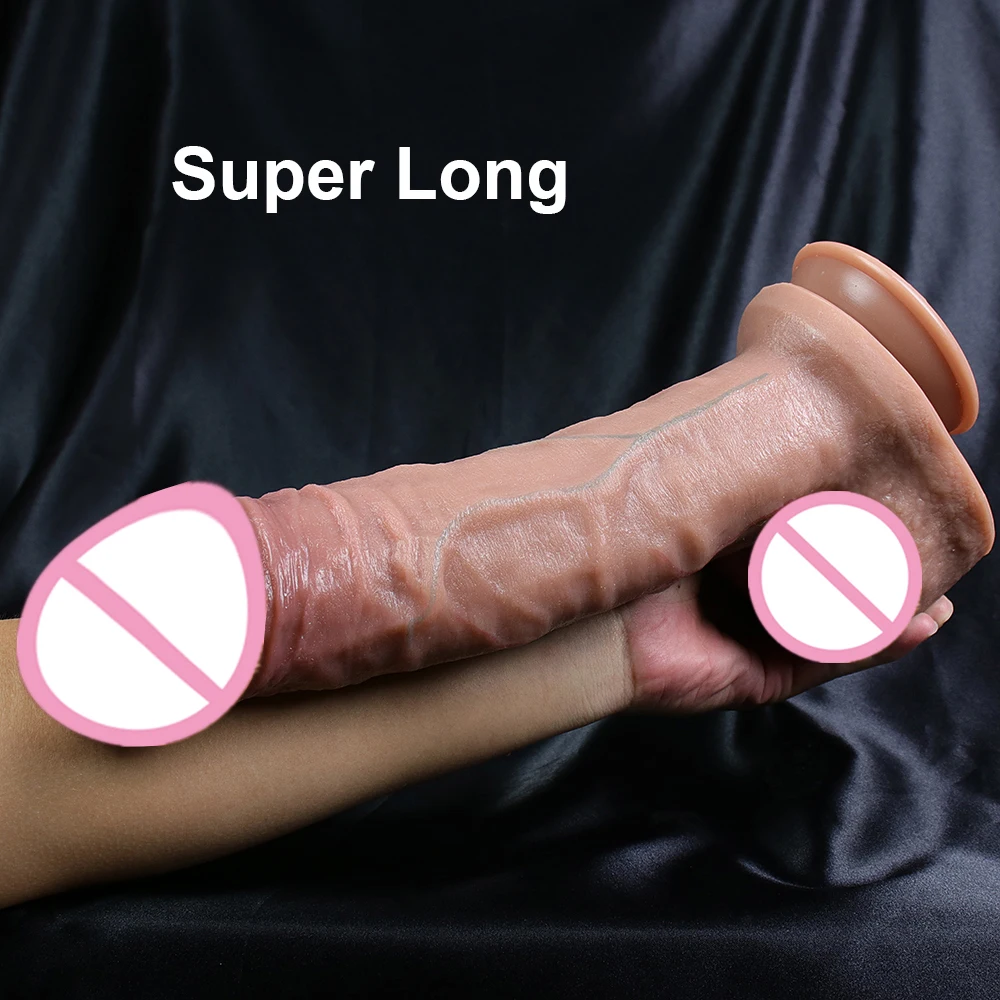 Super Huge Penis Realistic Dildo Soft Silicone Prostate Massager Big Dick Suction Cup Anal Sex Toys For Woman Vagina Masturbator