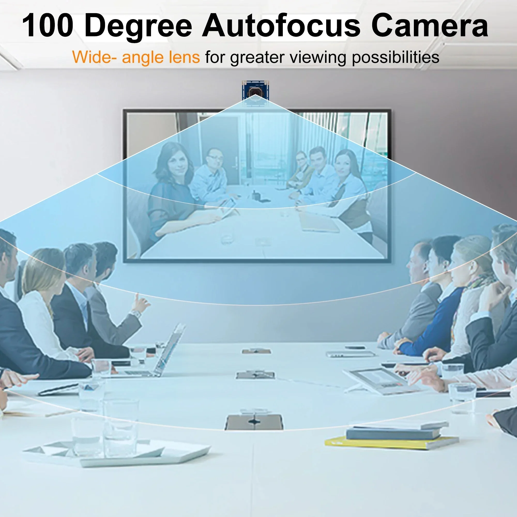 ELP 2MP Autofocus USB Camera Module 100degree Wide Angle Lens 30/60/120FPS High Speed USB Webcam for Robot/Machine Vision