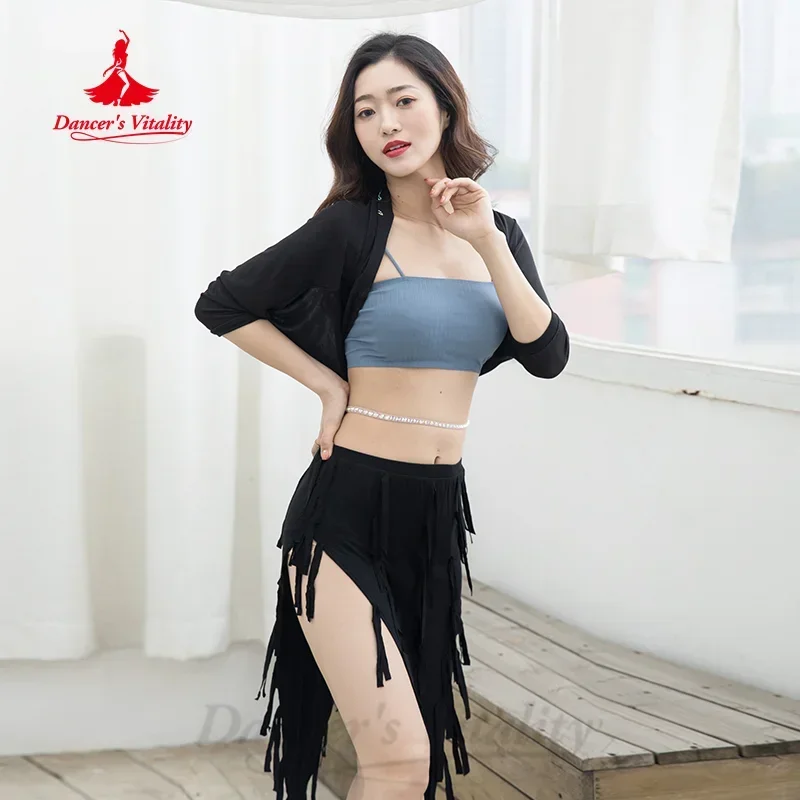 

Юбки с кисточками BellyDance, тренировочная одежда для взрослых и детей, тренировочная одежда для восточных танцев для девочек, женская танцевальная юбка