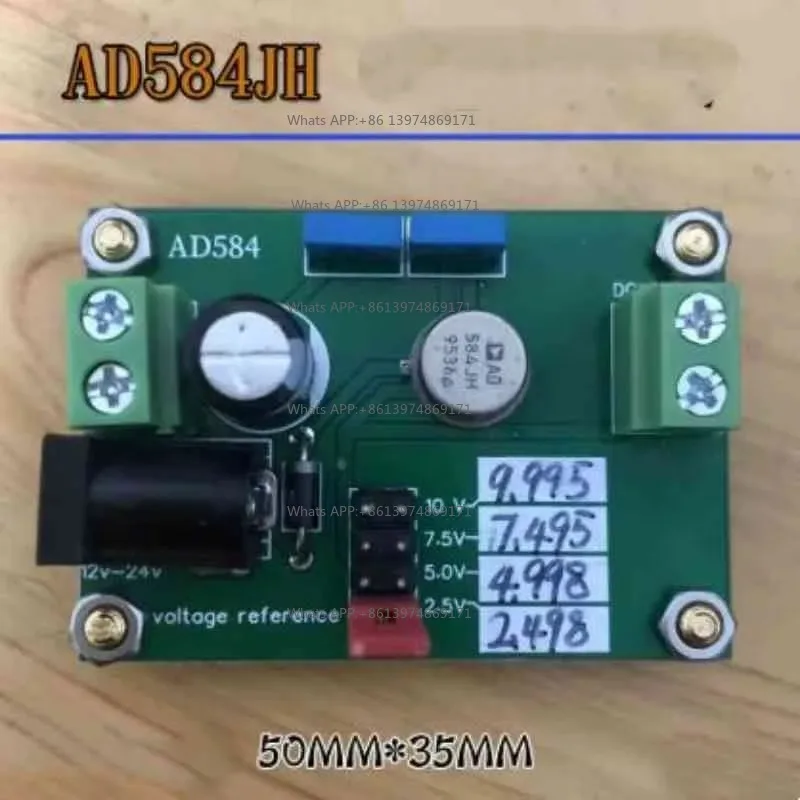 AD584 Reference Voltage Source 10V Calibration Three and A Half Four and A Half Multimeter Voltage File