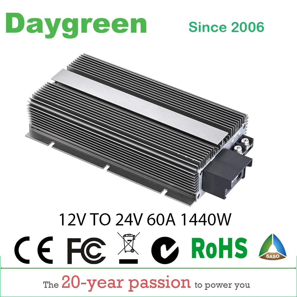 12V TO 24V 28V 30A 40A 50A 60A STEP UP DC DC CONVERTER Daygreen CE RoHS Certificated