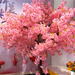 2.1M 7FT Tall Huge Artificial Flower Landscape Cherry Tree For Outdoor Garden Wishing Trees Wedding Guide Props Decoration