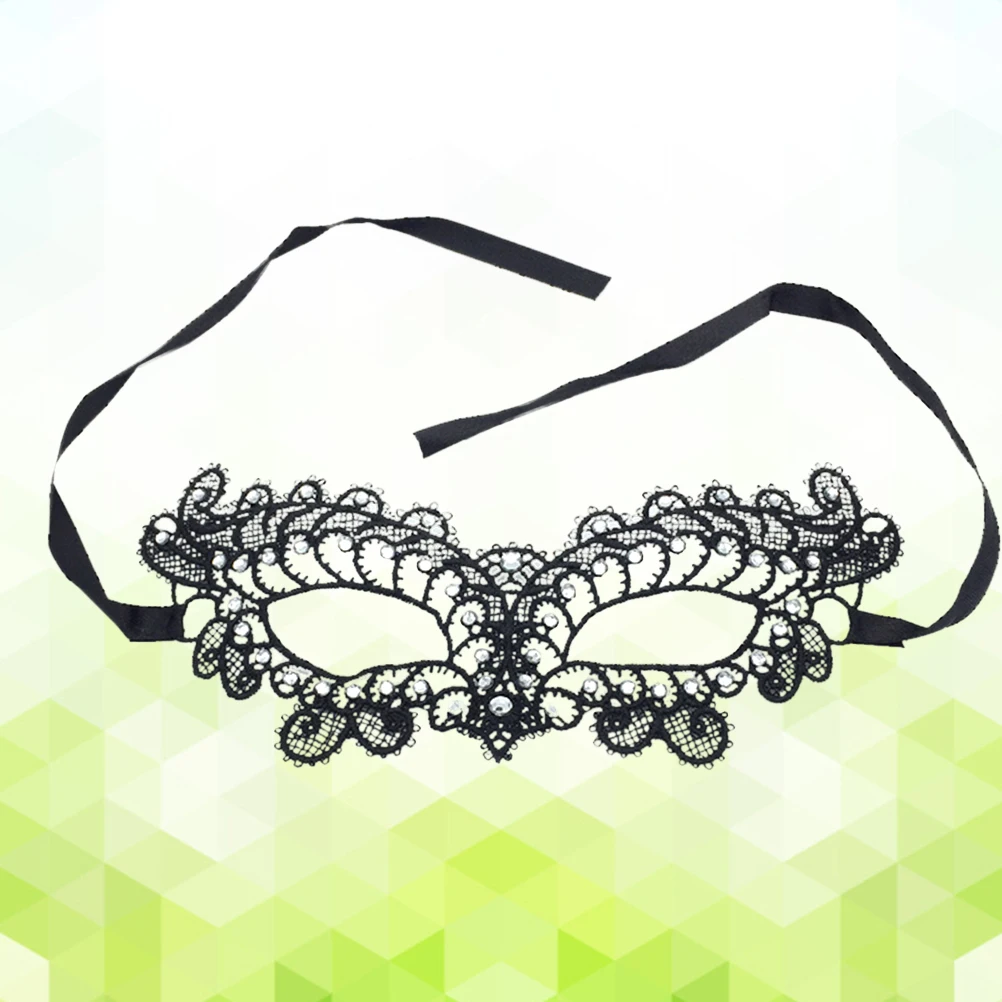 

Costume Accessory Half Face Mask Eye Masquerade Lace Three-dimensional Halloween for