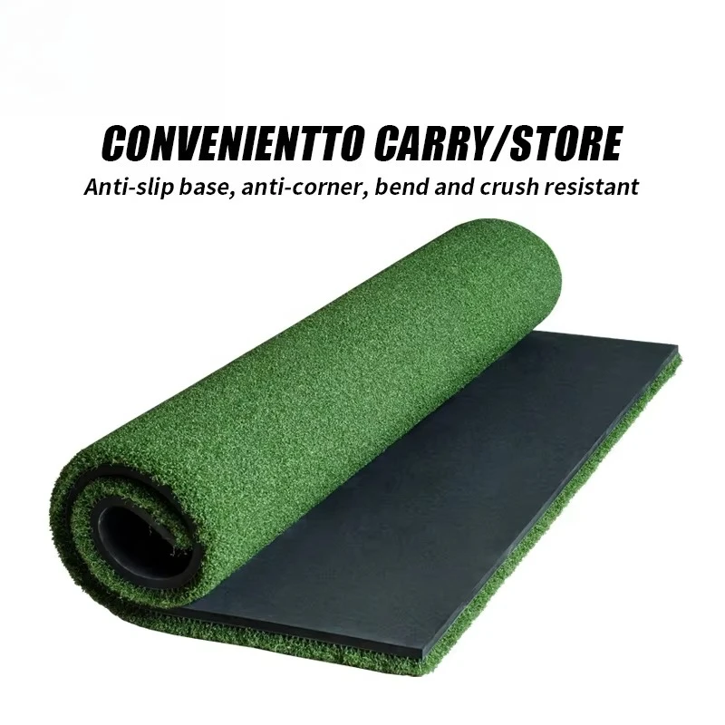 Wholesales Golf Range Mat Professional Hitting Mat Insert Tee Nylon Grass Golf Simulator Mat Outdoor Sport Training Aids