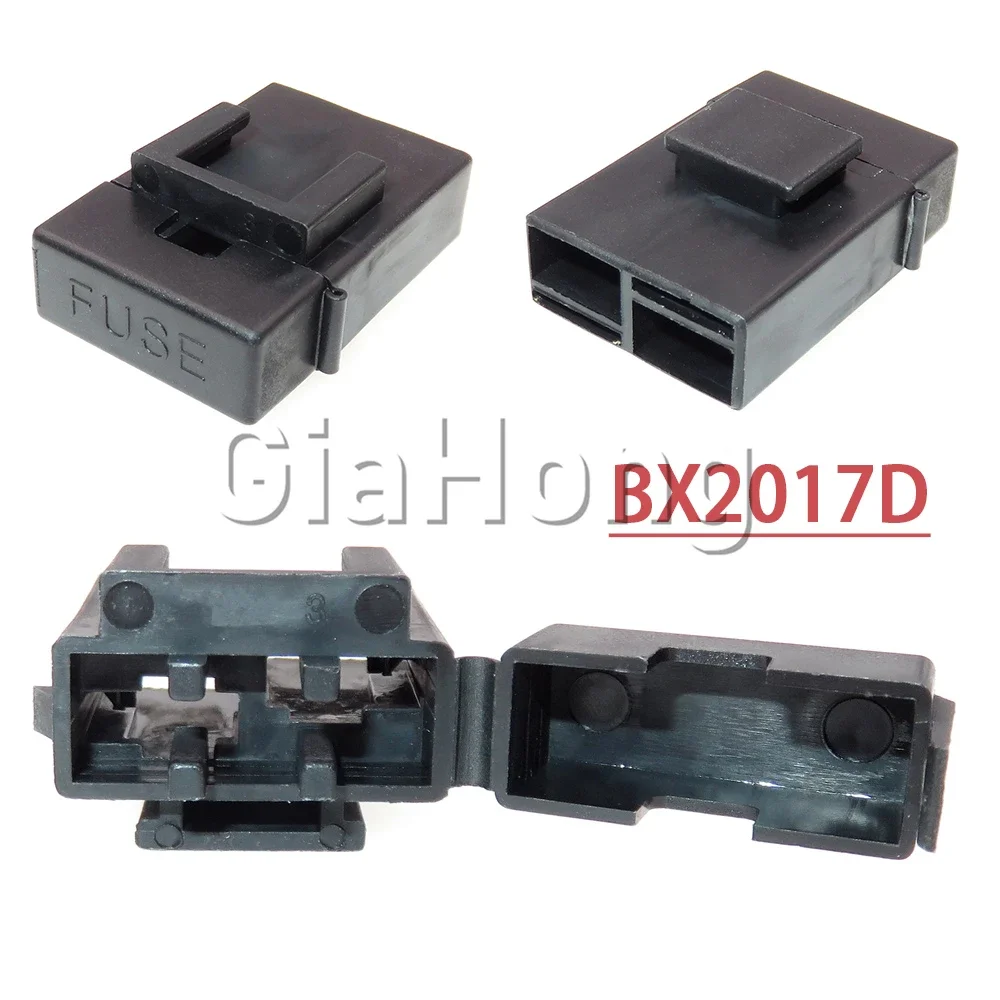 1 Set Middle AC Assembly Automobile Fuse Holder Medium Car Insurance Socket Black Lighter Frontal for Standard Fuses