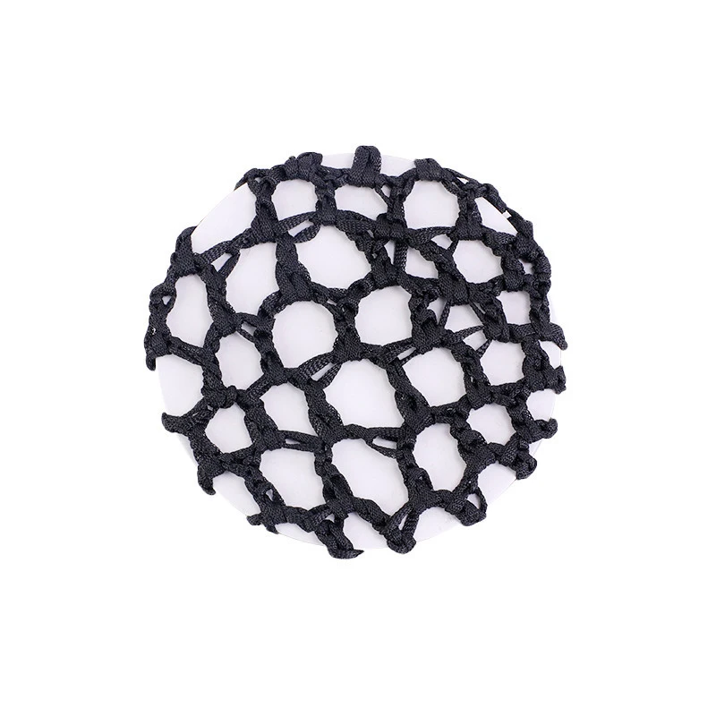 New Women Bun Cover Fashion Hair Net Ballet Dance Skating Crochet Girls Hair Accessories Elastic Candy Color Hair Bands Headwear