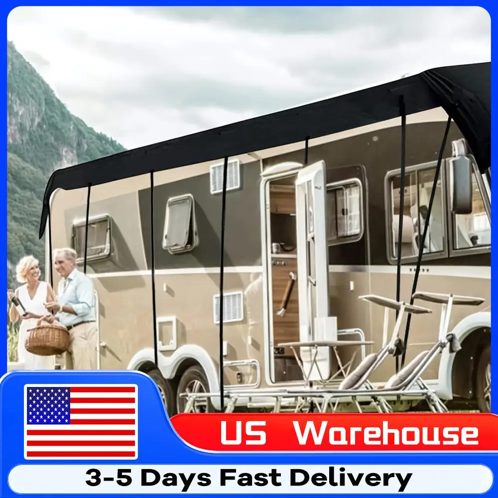 

Водонепроницаемый тент для крыши автодома 8,5x3 м, брезент из ткани Оксфорд 210D, защитное покрытие для крыши автодома, аксессуары для путешествий на автодомах