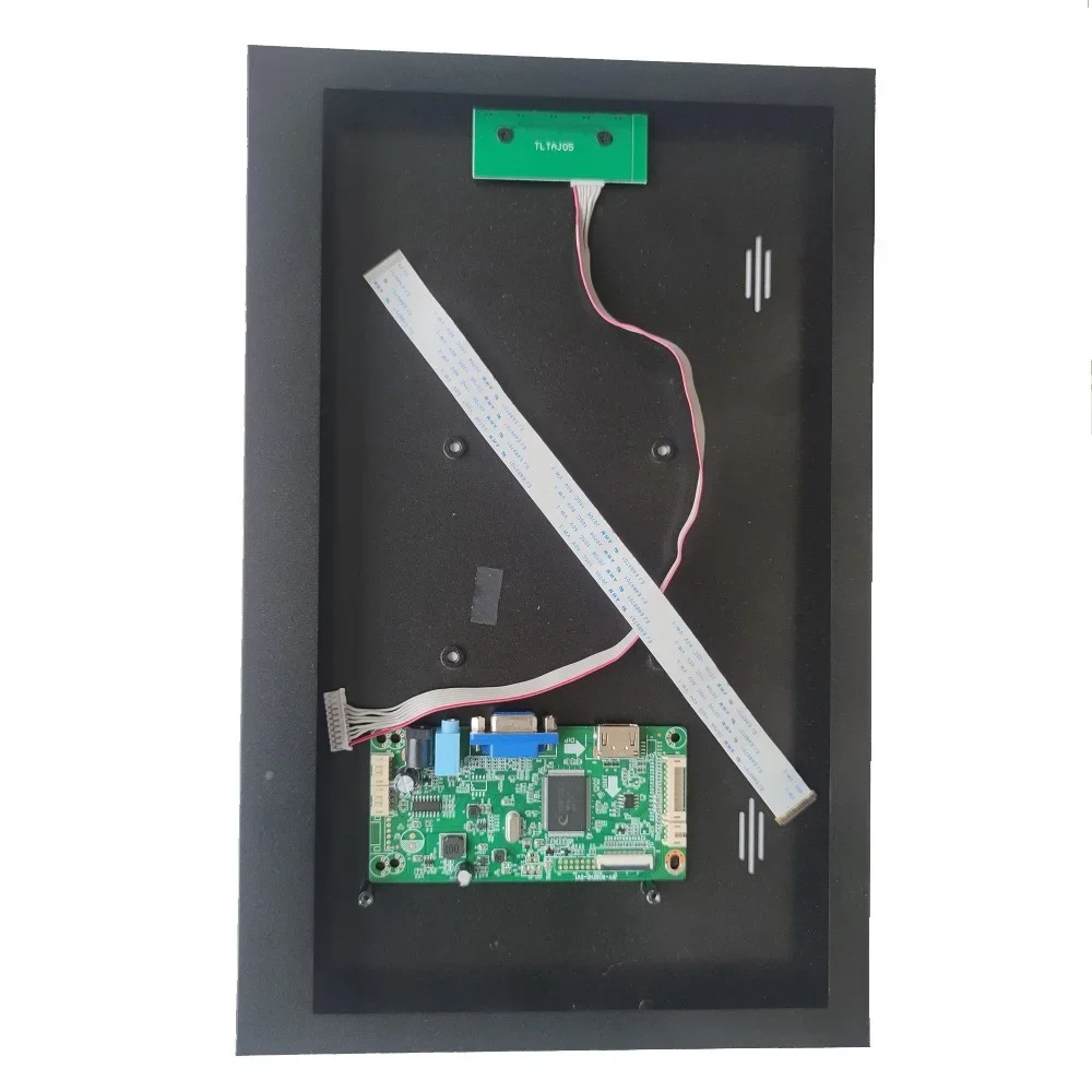 

EDP Controller board VGA HDMI-compatible + Metal alloy case box LCD Panel back cover Kit for LED/LCD LP156WHU 15.6" 1366*768 DIY