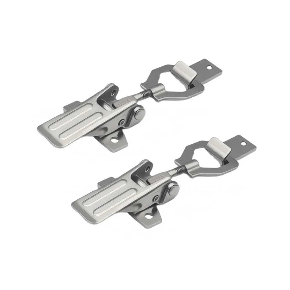 Stainless Steel Adjustable Cabinet Latch for Secure Closure on Cabinets Doors Bins and Workshop Storage Solutions