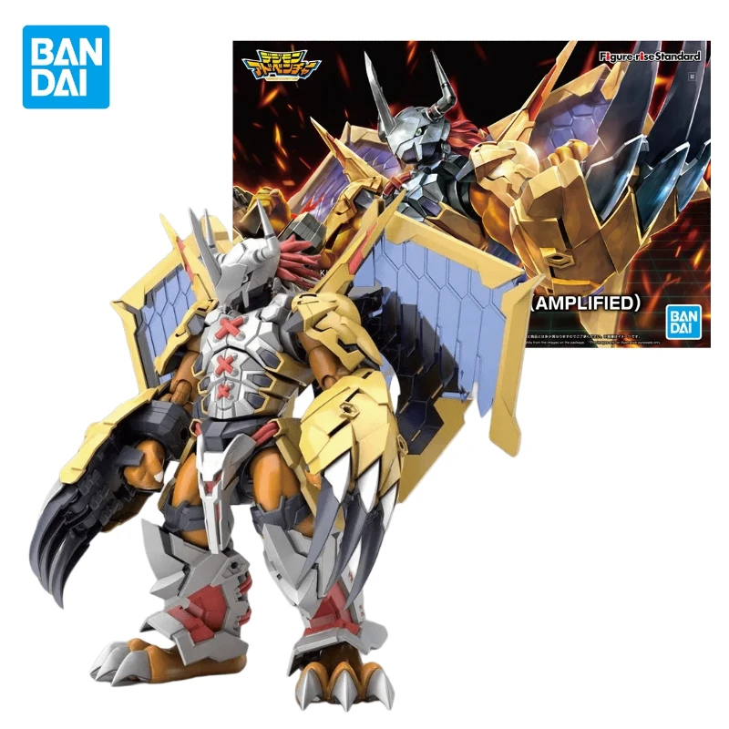 In Stock Original BANDAI FRS Digital Monster WARGREYMON AMPLIFIED Assembly Anime Action Figure Model Toys Collection Kids Gifts