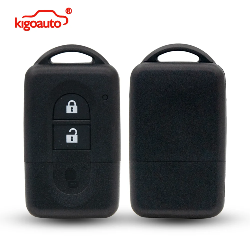 

kigoauto Remote Key Case Shell Card 2 Button for Nissan Micra