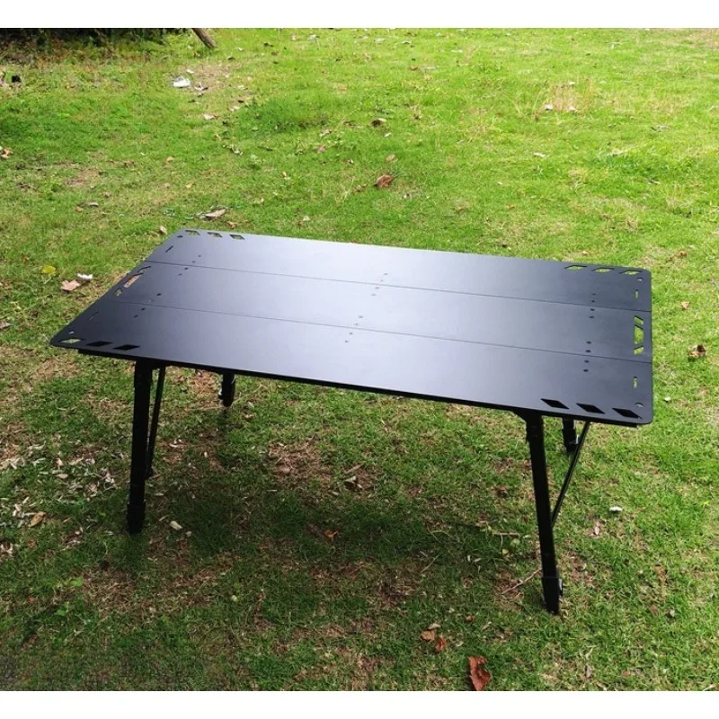 

Outdoor 3-Piece Aluminum Alloy Tactical Folding Table, 2nd Gen Expandable IGT Table, Tri-Section Storage Camping Picnic Table