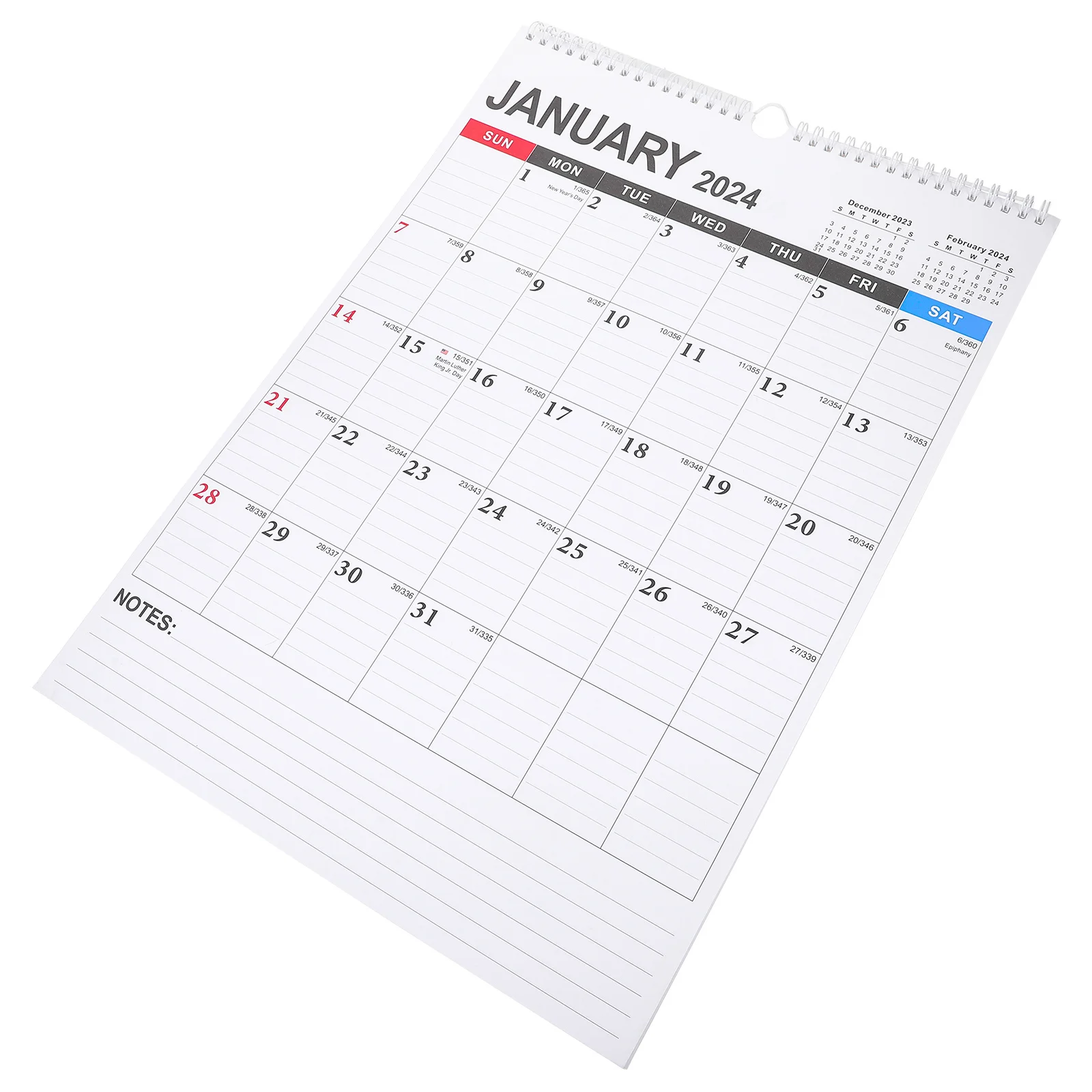 ملاحظات تقويم الحائط 2024 2025 مخطط شهري كبير قوي قابل للتمزيق تقويم معلق للمنزل والمكتب مخطط المذكرات الهدايا