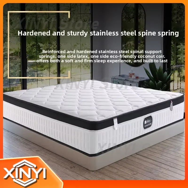 Latex Pocket Spring Orthopedic Mattress for Elderly Kids Bedroom Home Medium Firm Spine Support Coconut Coir Eco Friendly Bed