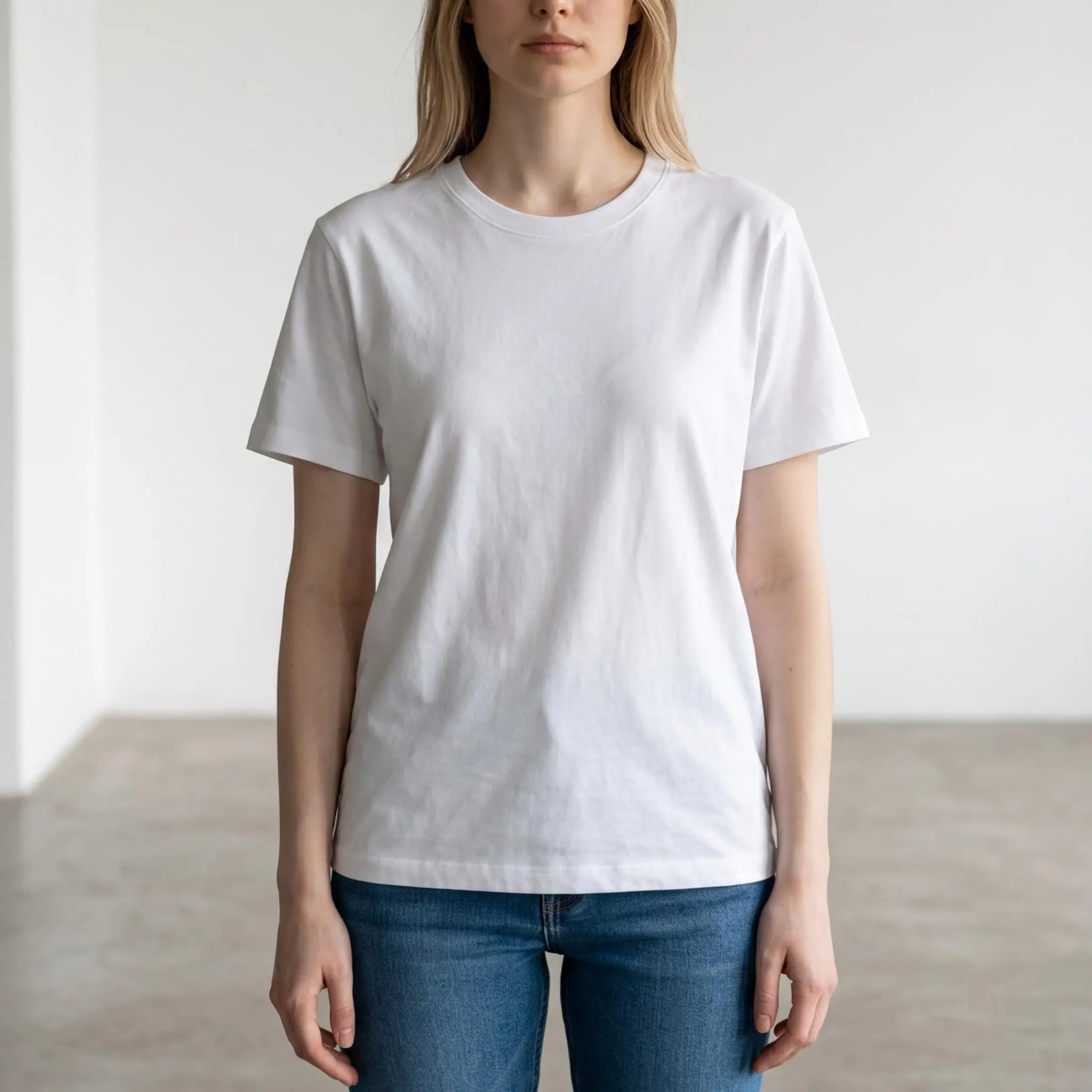 Women's Pure Cotton T-shirt, Short Sleeved Solid Color T-shirt, Casual Summer Top, Multiple Colors To Choose From