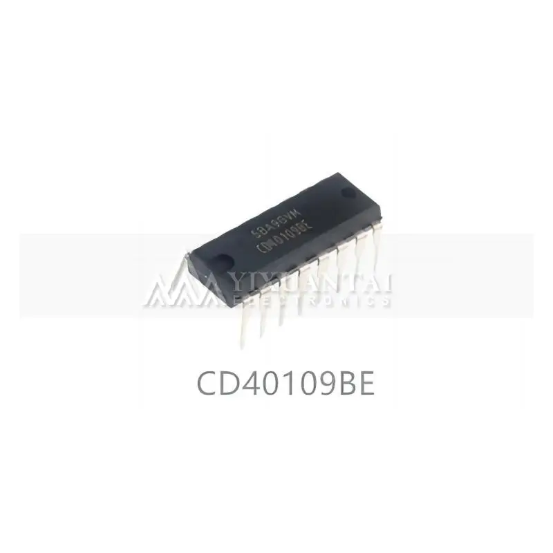 10pcs/Lot CD40109BE Voltage Level Shifter 4-CH Unidirectional 16-Pin PDIP Tube  New