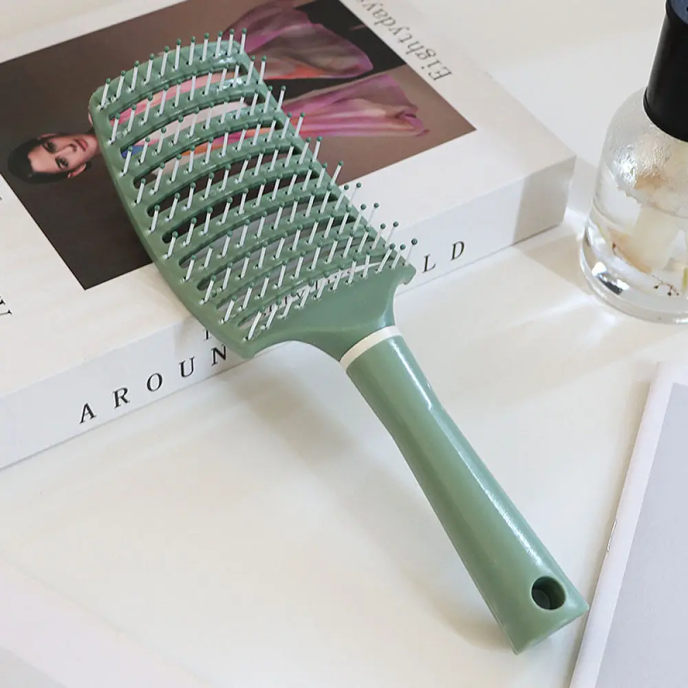 Professional Hair Massage Comb Scalp Care Brush Three Row Detangling Tool For Volume Styling And Natural Hair Smoothing