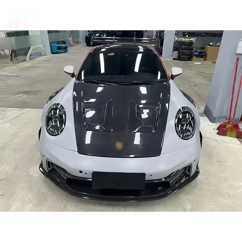 

Bestseller Premium GT3RS Style Carbon Fiber Engine Hood Direct Fit Auto Racing Part