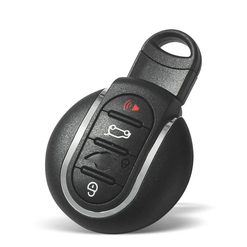 Funda para llave de coche con 3/4 botones, carcasa para mando a distancia inteligente para BMW Mini Cooper F54 F55 F56 F57 F60 2015 2016 2017 2018