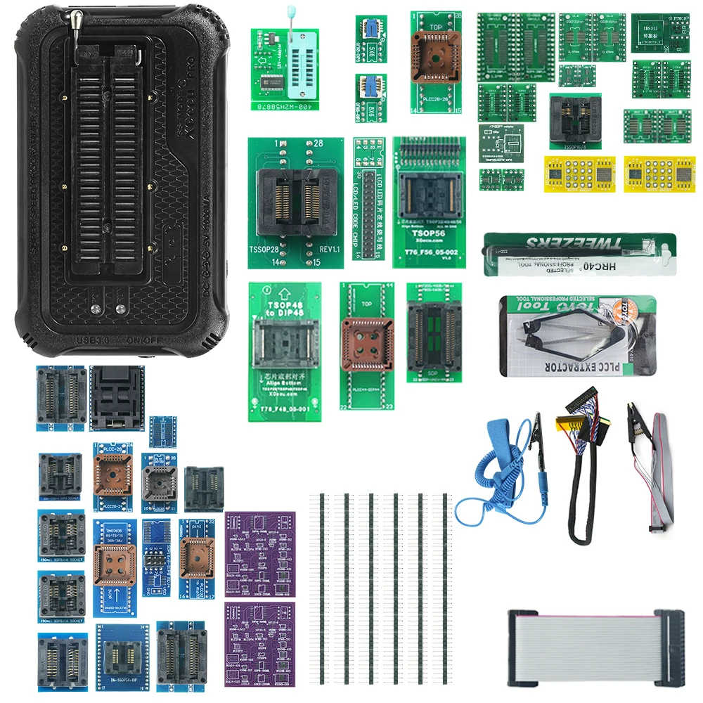 

Программатор Expert XGecu T76 USB3.0, оригинальный универсальный чип для EEPROM NAND EMMC MCU на английском языке, анализатор двигателя