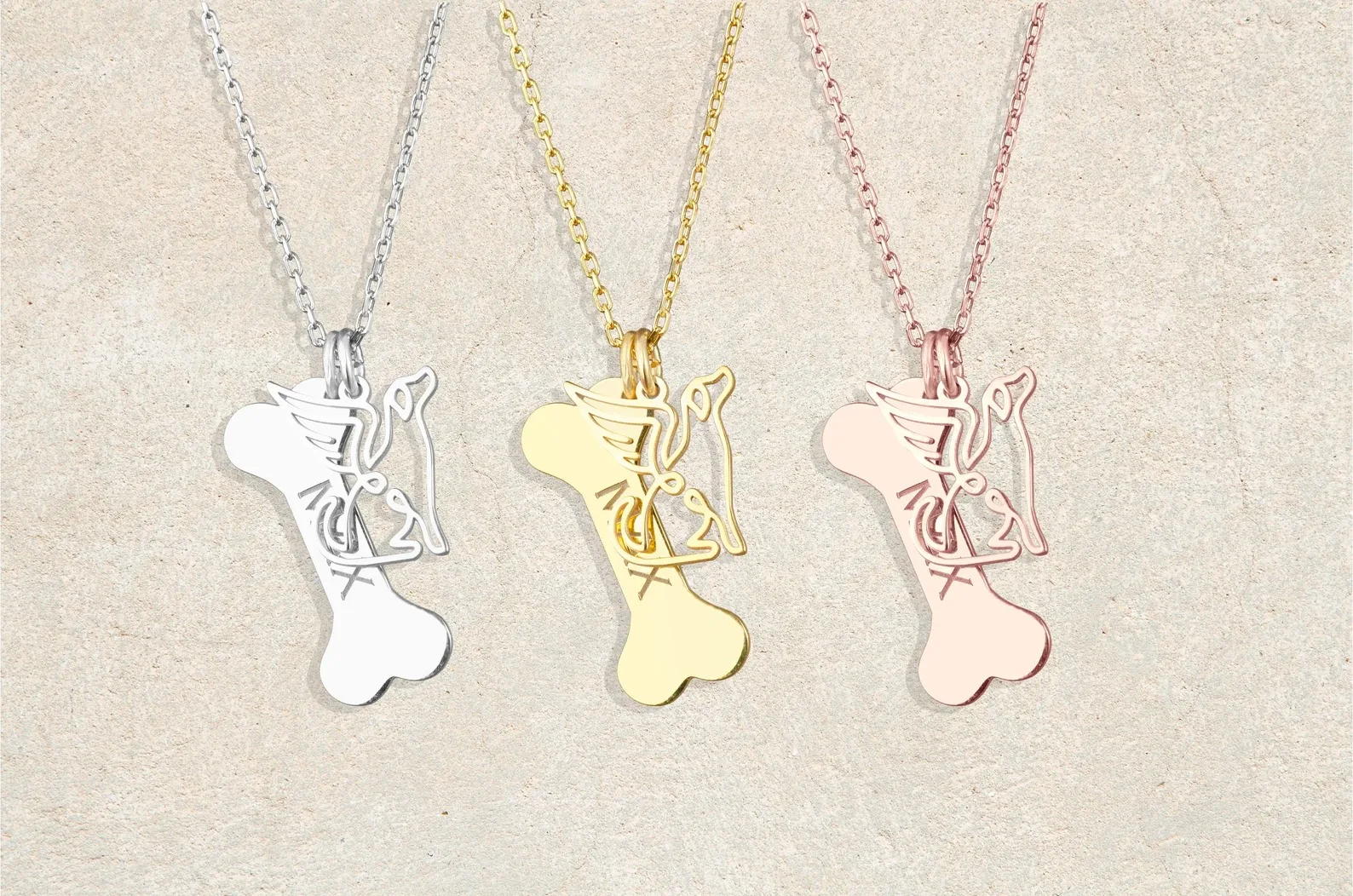 

Ожерелье с изображением ангела и собаки с индивидуальным именем, подвеска в виде кости, памятные украшения для потери домашнего животного, подарок со свечу для женщин, две подвески, подарок на память для домашнего животного