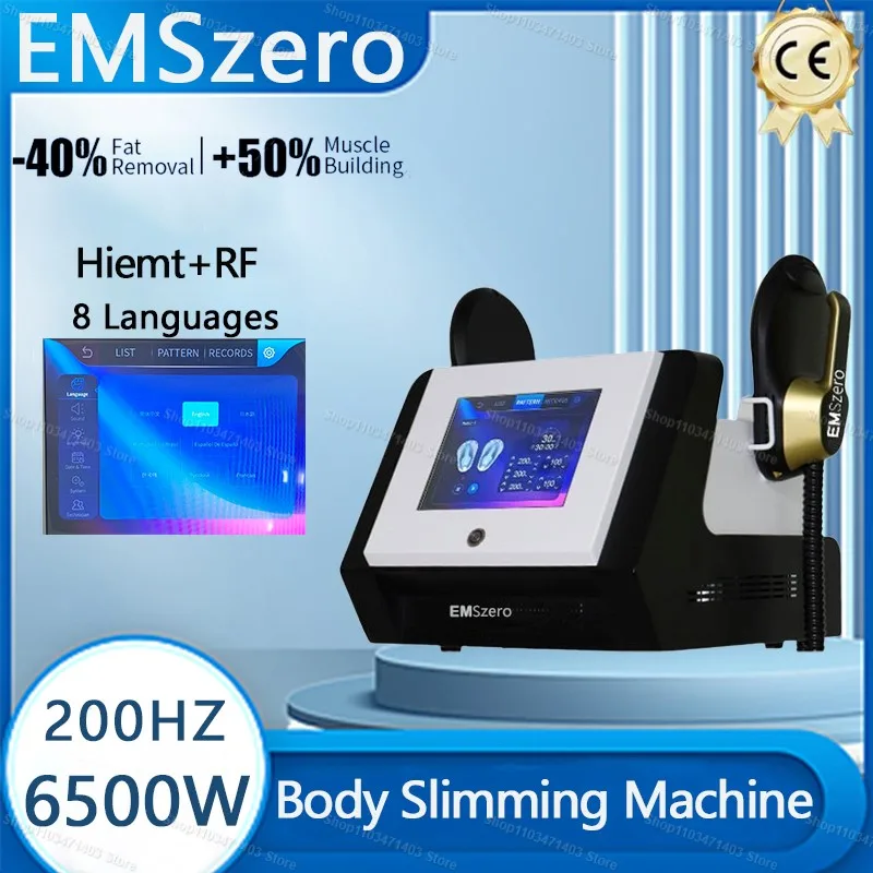 Portable EMszero neo 6500W RF Body Slim Machine Build Muscle Fat Burning EMS Equipment EMSzero Neo New Upgrade Nova Machine