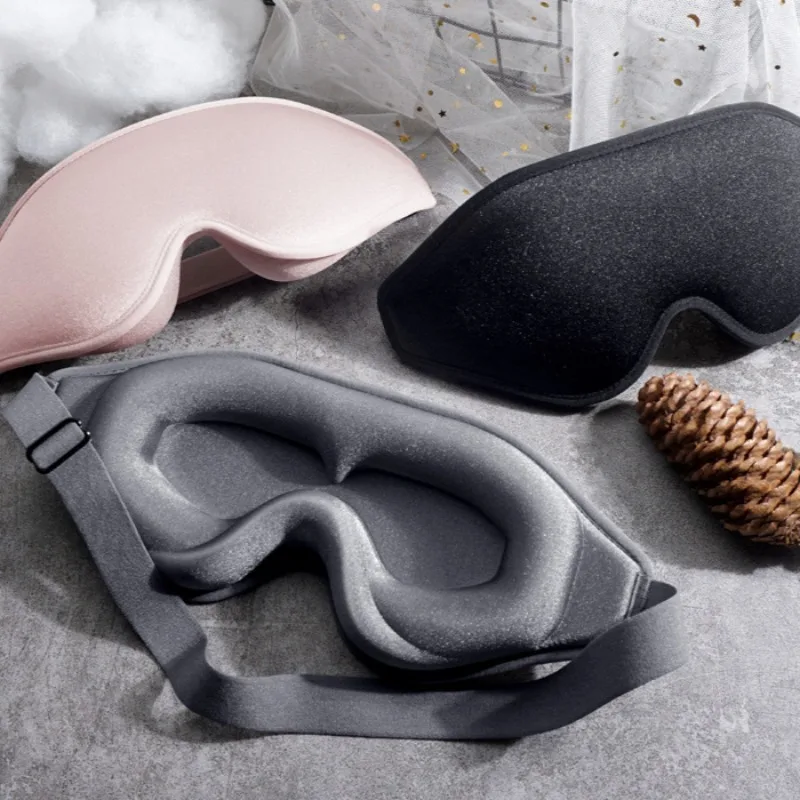 

3D Sleeping Mask Memory Foam Block Out Light Sleep Mask Eye Shade Blindfold for Eye Sleep Masker Sleeping Aid Face Mask Eyepatch
