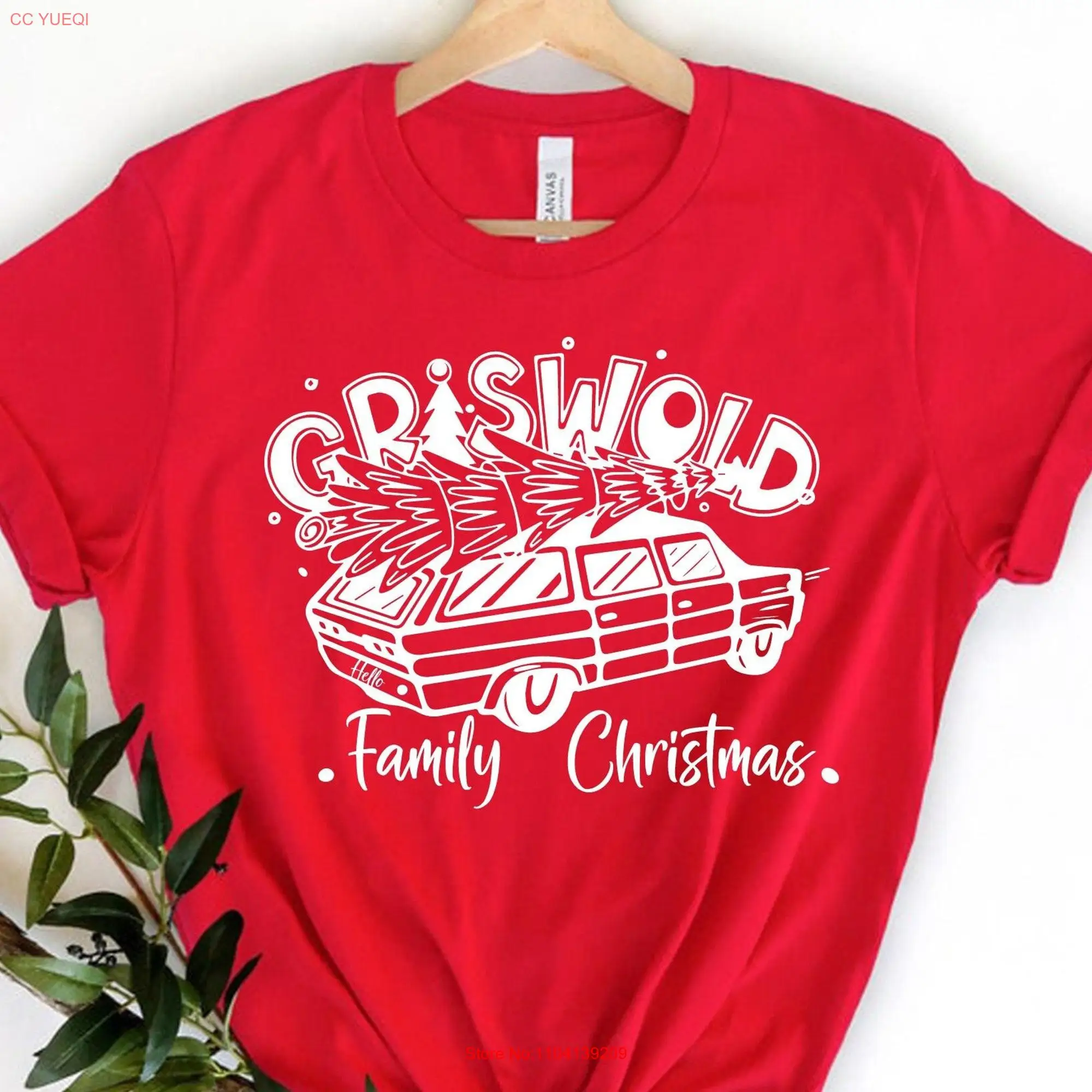 Griswold Christmas Tree T Shirt Pine Family Vacation Cute Winter Holiday for Women long or short sleeves