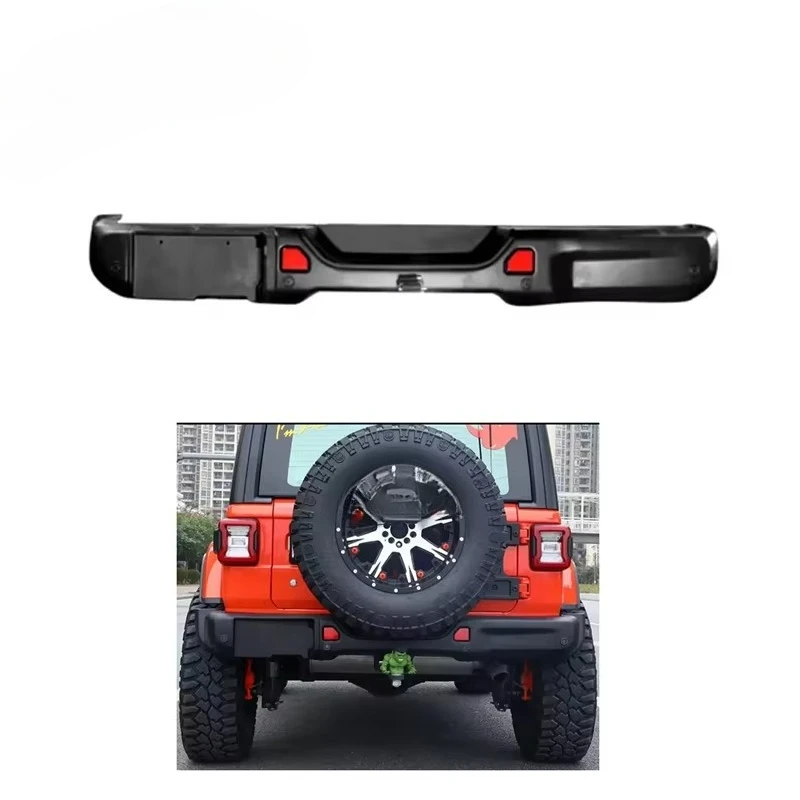 Jl 10th Anniversary 2018+ Accessories Parts Cnc Process Auto Car Rear Bumper for Jeep Wrangler