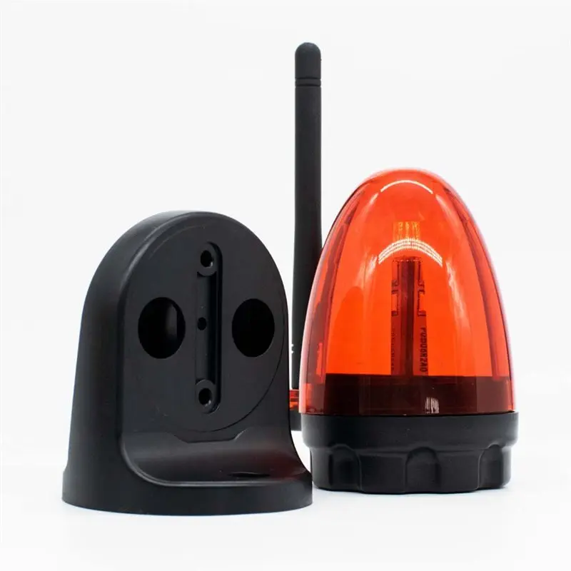 【RECOMENDAR】Światło ostrzegawcze LED montowane na ścianie, 12V-265V, alarm stroboskopowy, migające, zewnętrzne, do otwierania bram