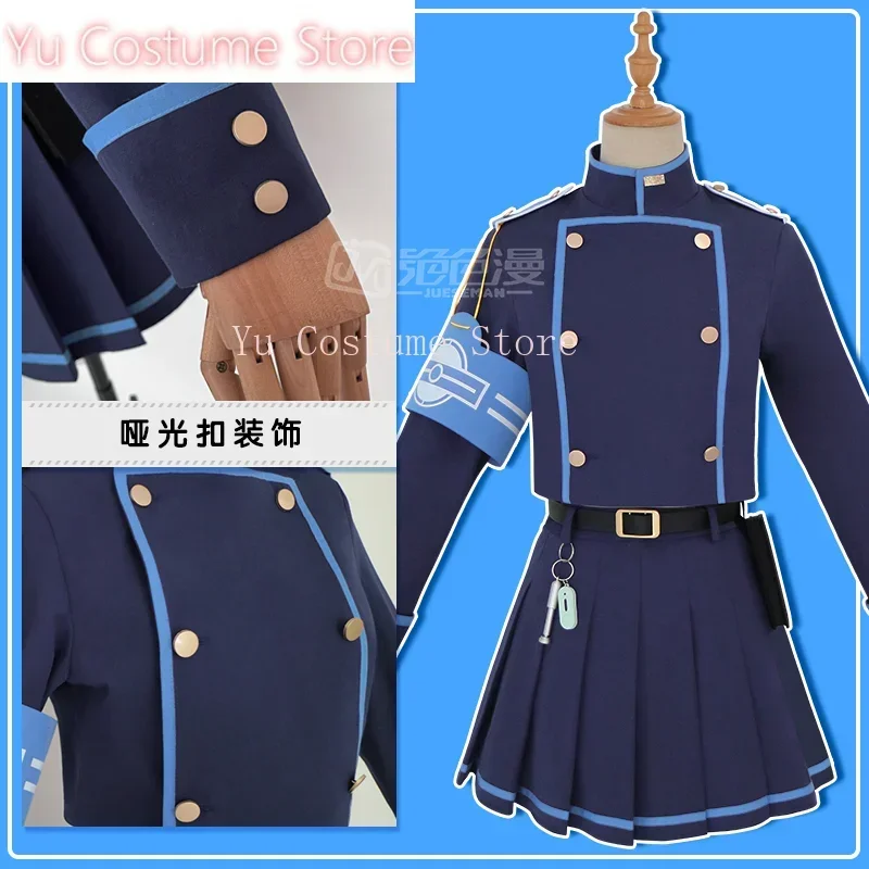 

Yu Blue Archive Hyland Railway College Tachibana Hikari Tachibana Nozomi Women Cosplay Costume Cos Game Anime Party Uniform