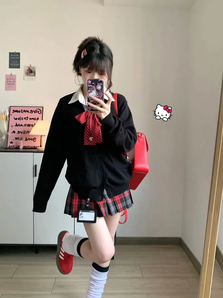 سترة Bla Long Sve المحبوكة Jk orm Sle ملابس خارجية نسائية ناعمة للخريف والشتاء للتخسيس Thiened V-ne Singl... #1