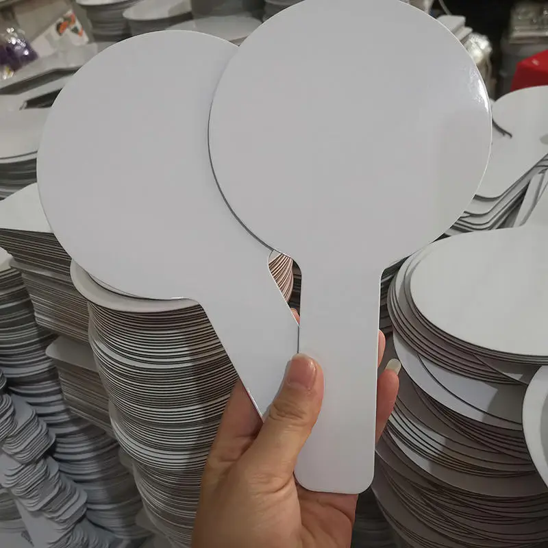 Dry Erase Answer Paddles Handheld Double Sided Paddles Mini White Boards Small White Board Dry Erase Signs Auction Pad 10Pcs