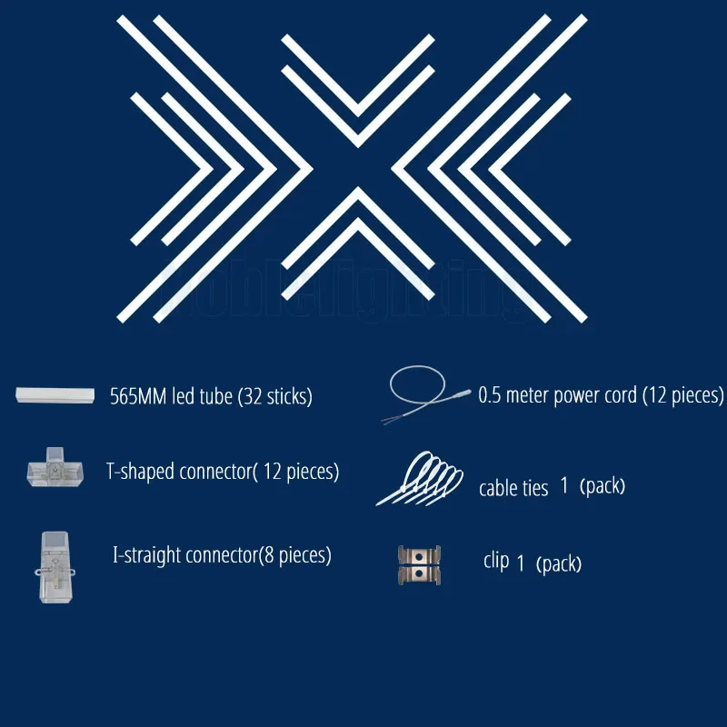 Panel Langit-langit LED Heksagonal Modern 6500K Lampu Detail Led Putih-untuk Salon, Area Bermain Anak-anak, Kafe Internet & Toko Ritel