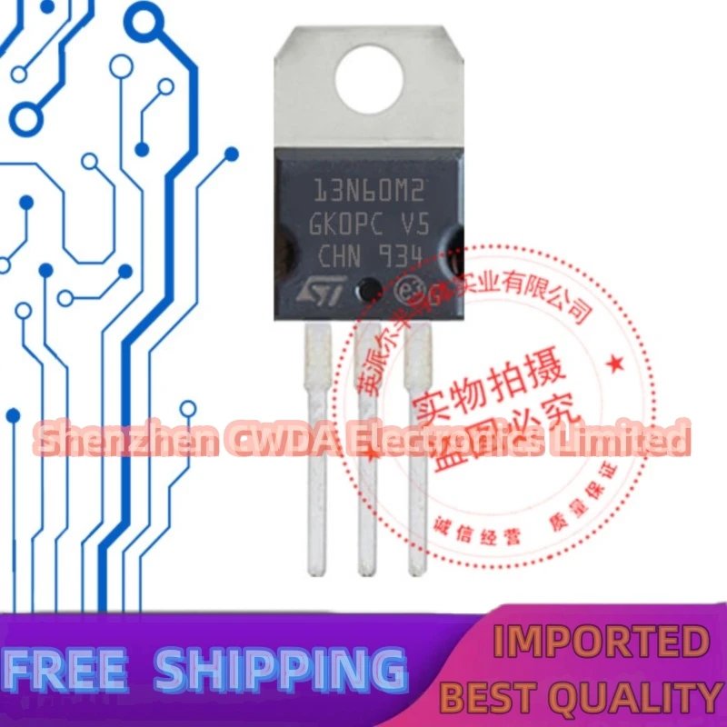 10PCS-20PCS  13N60M2 STP13N60M2  600V 11A TO-220  In Stock Can Be Purchased