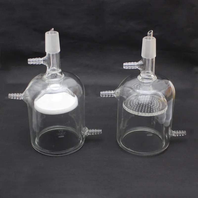 

Double Layered Jacket Glass Plate/sand Core Filter Funnel Laboratory Insulation Interlayer High Borosilicate 100 250 500 1000ml